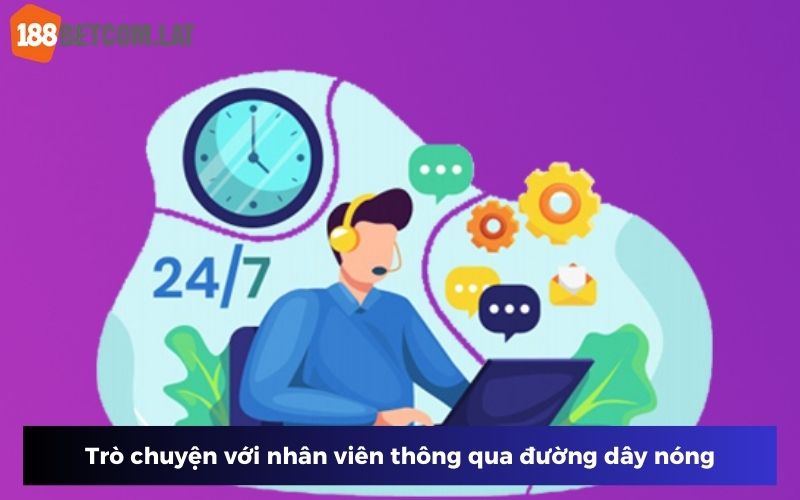 Bạn có thể chọn cách liên hệ 188bet bằng số hotline